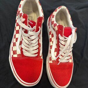 Vans Unisex Off The Wall 500714 Red Casual Shoes Sneakers Size M 5 W 8  fresh
